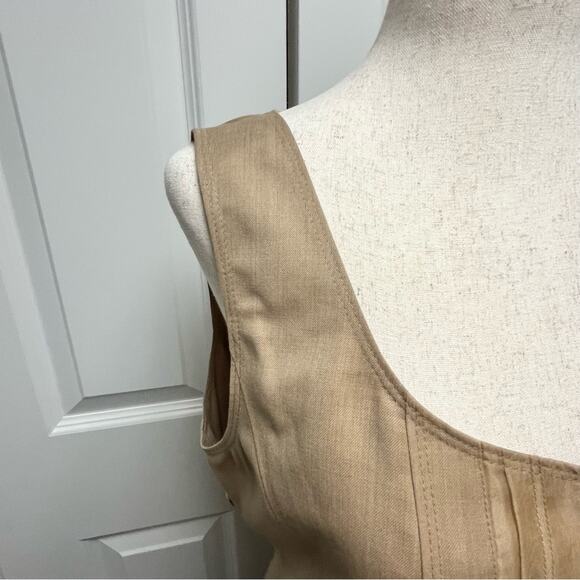 Badgley Mischka Wool Dress Academia Minimalist Quiet Luxury Women's Size 6 - Picture 4 of 9